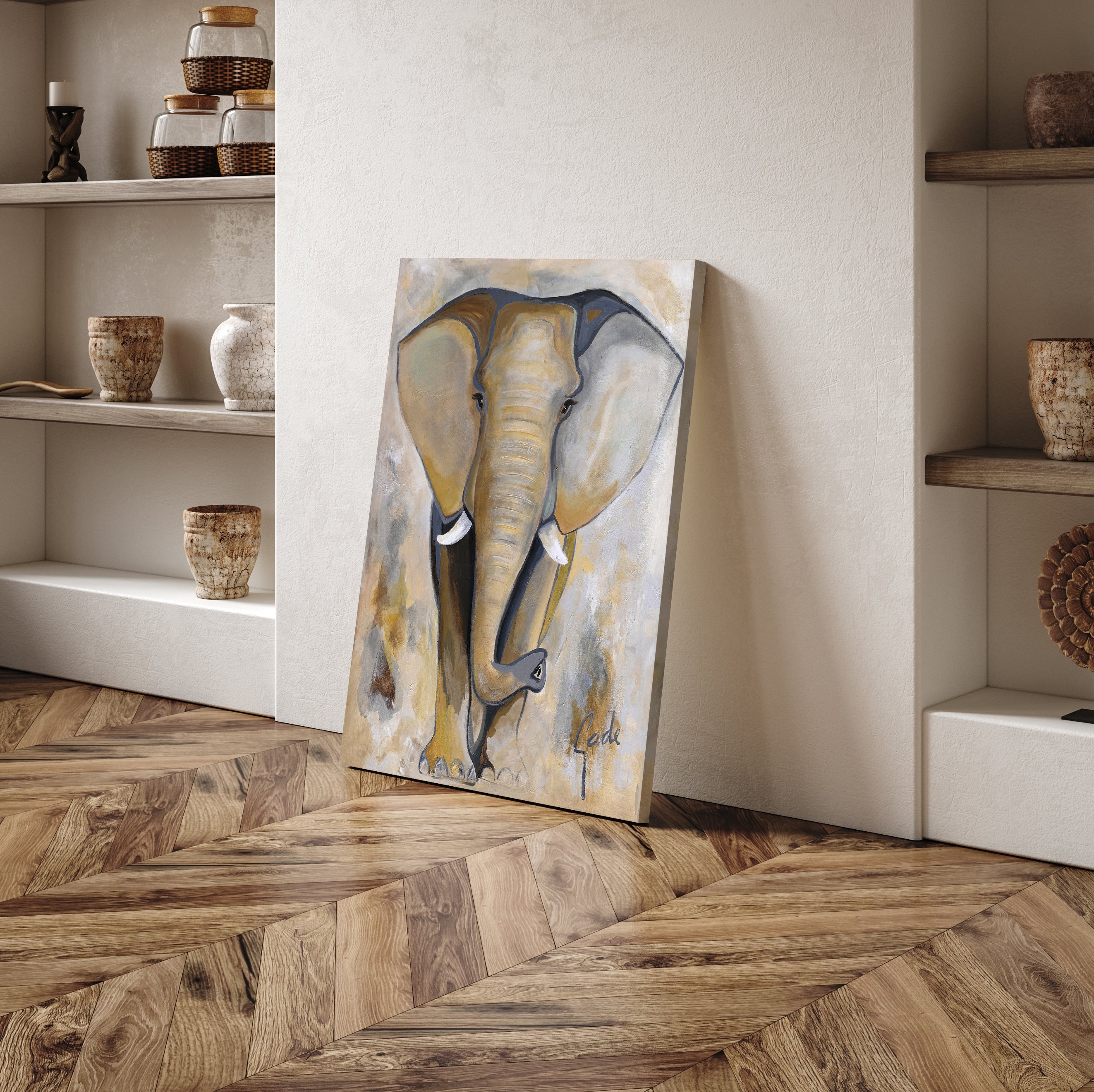 Elephant way | PREMIUM MALERI Premium Maleri ART COPENHAGEN