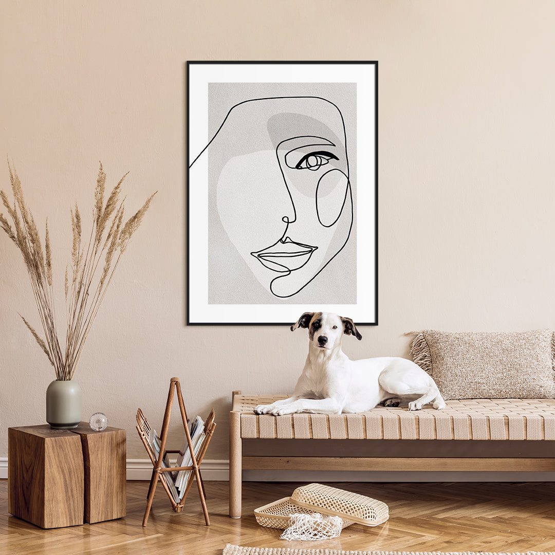 Face Line 5 | INDRAMMET BILLEDE Indrammet billede MF