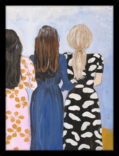 Girlmatch | KUNSTTRYK Kunsttryk ART COPENHAGEN 30x40 Sort ramme