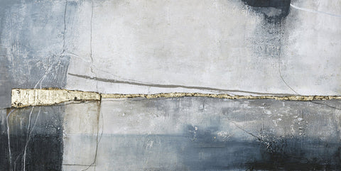 Golden Blue 3 / 140x70 cm | KAMPAGNE MALERI Kampagne Maleri ART COPENHAGEN