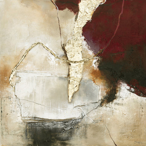 Golden View / 100x100 cm | KAMPAGNE MALERI Kampagne Maleri ART COPENHAGEN