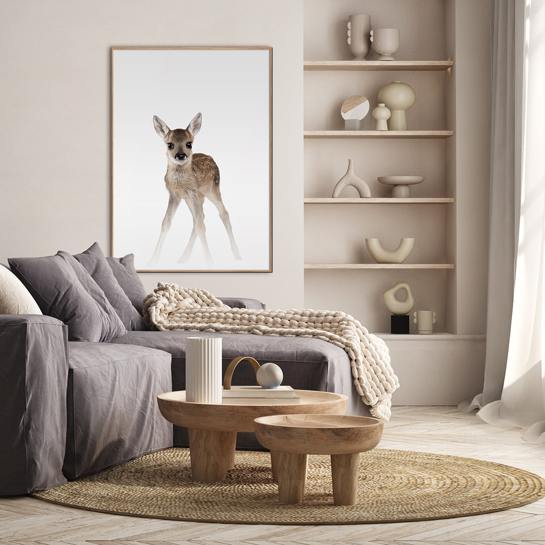 Misty Deer | INDRAMMET BILLEDE Indrammet billede MF