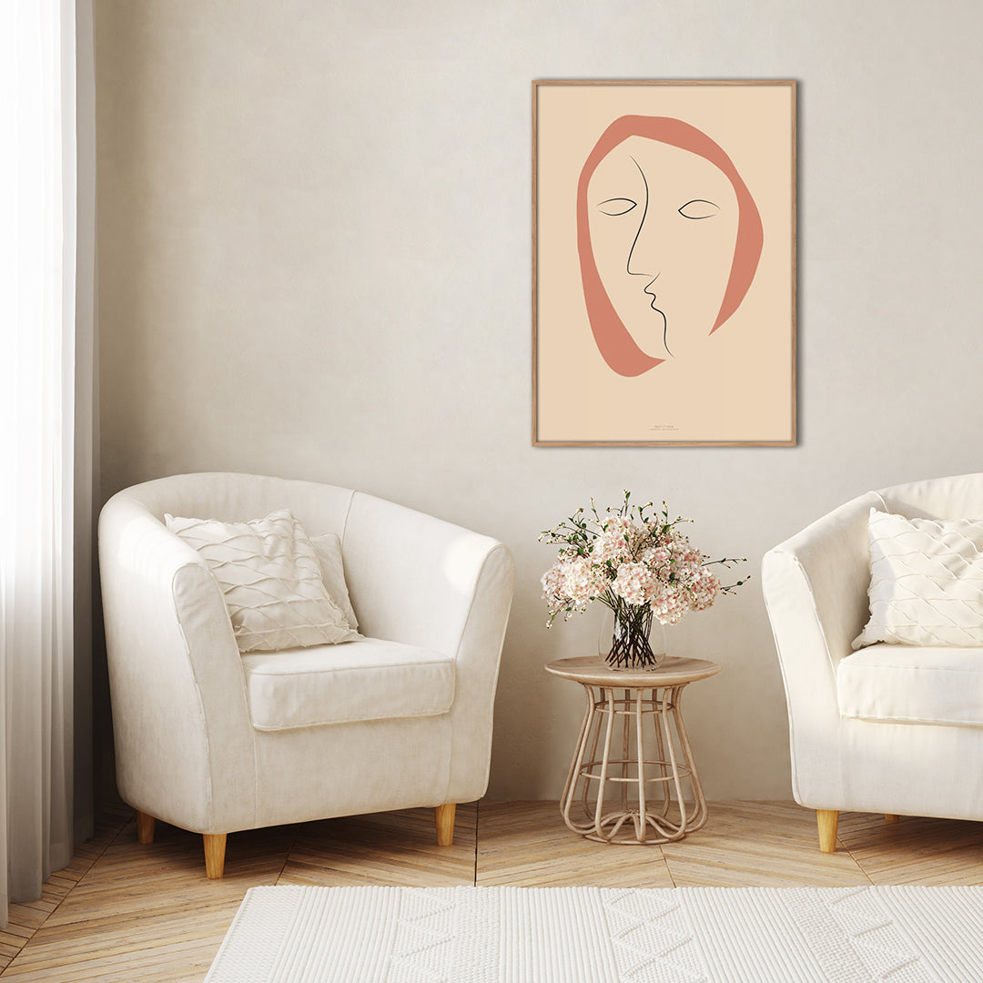 Face It 2 | INDRAMMET BILLEDE Indrammet billede MF 30x40 Sort