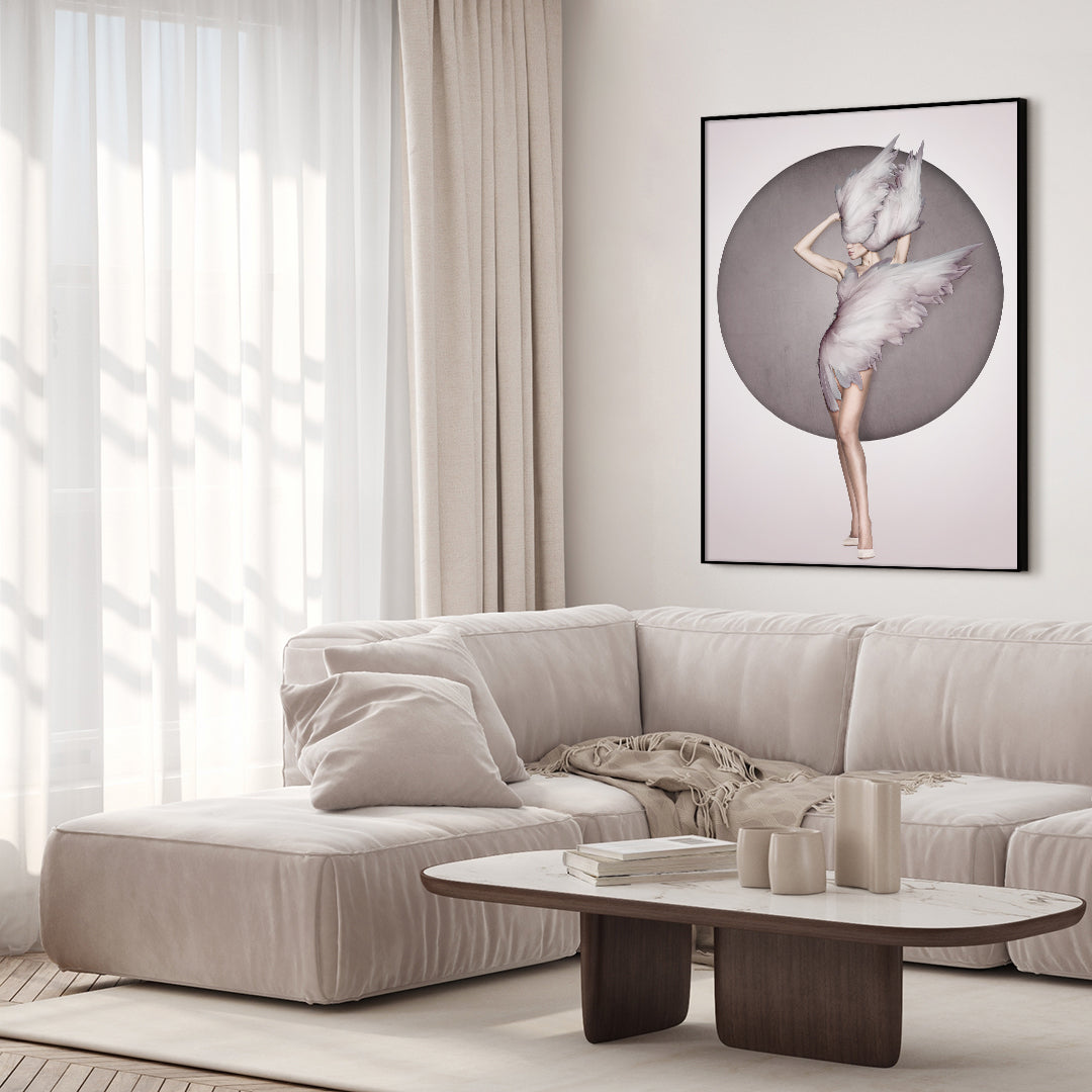 Flower Lady 4 | INDRAMMET BILLEDE Indrammet billede MF