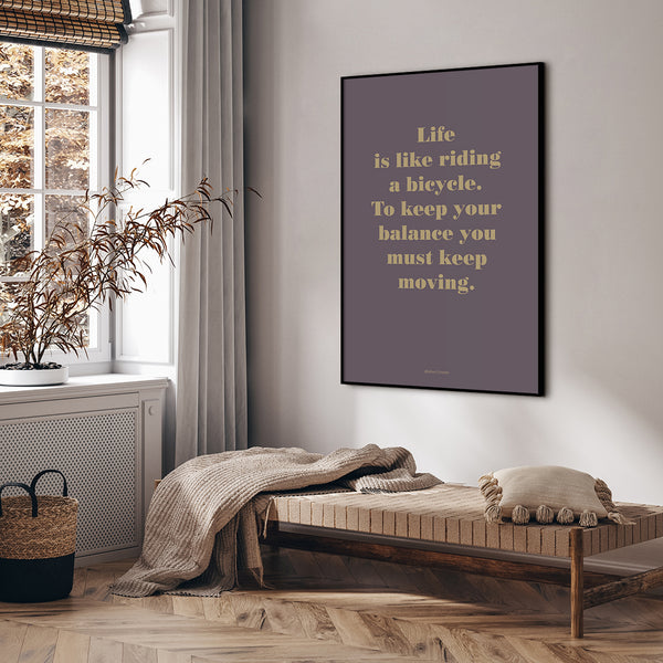 Life is like | INDRAMMET BILLEDE Indrammet billede MF