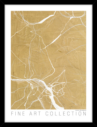 Gold Marble | KUNSTTRYK Kunsttryk ART COPENHAGEN 30x40 Sort ramme ramme