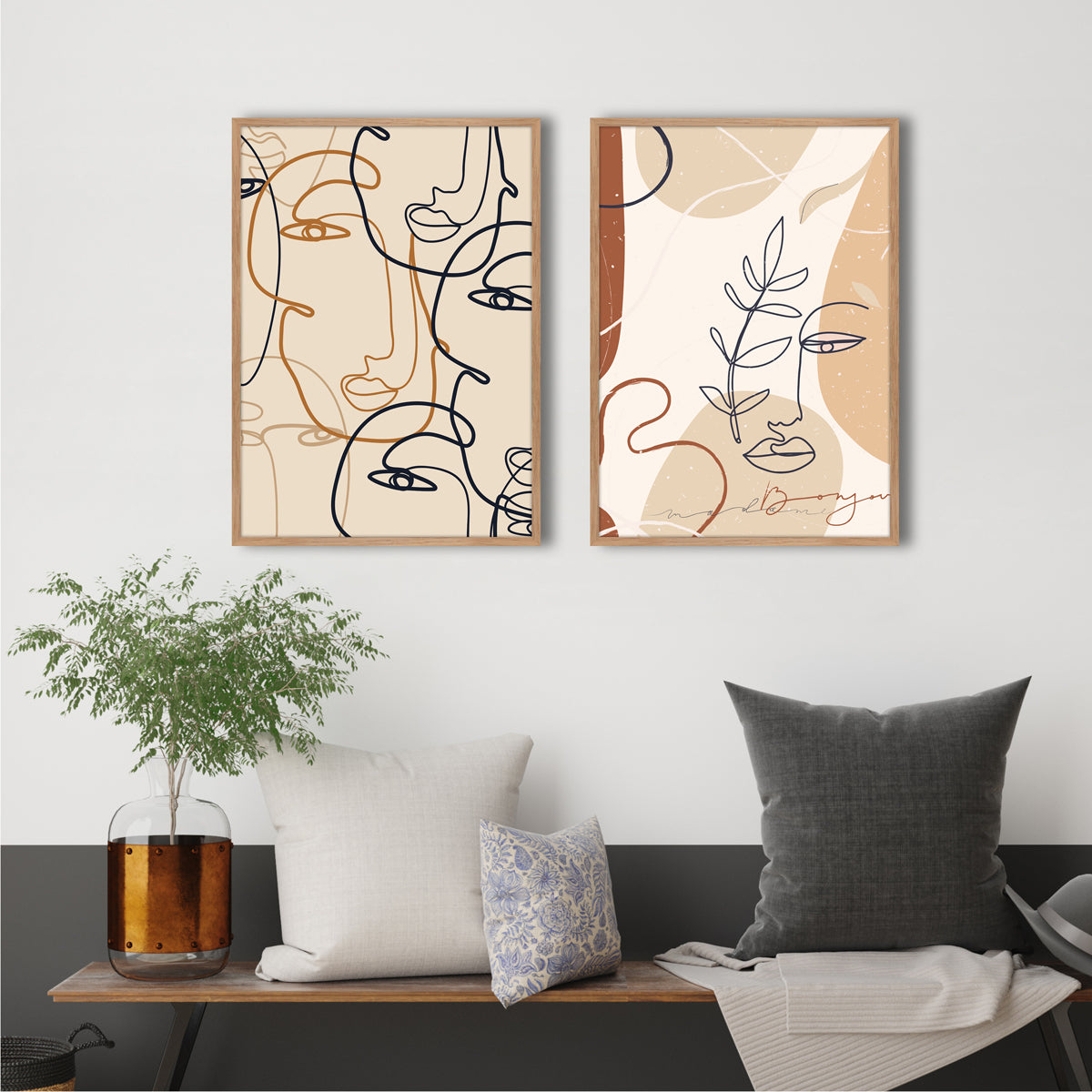 Abstract Lines 1 | PLAKAT Plakat MF