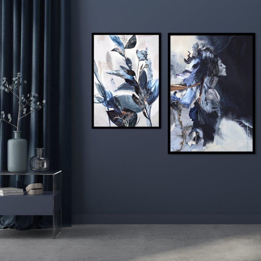 Blue Leaves | PLAKAT Plakat MF