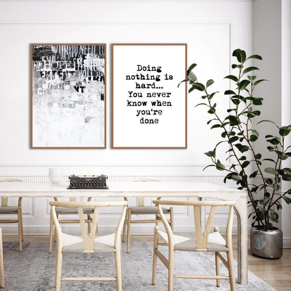 Doing Nothing | PLAKAT Plakat MF