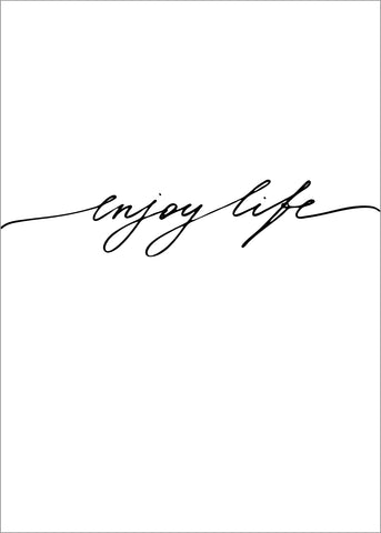 Enjoy life | PLAKAT Plakat MF