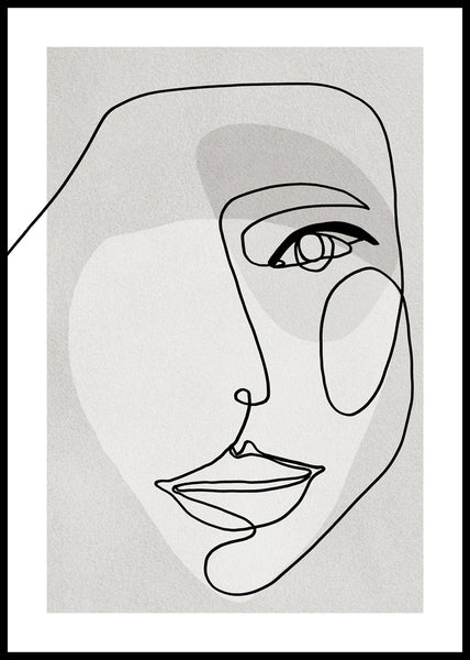 Face Line 5 | INDRAMMET BILLEDE Indrammet billede MF