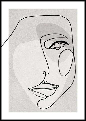 Face Line 5 | INDRAMMET BILLEDE Indrammet billede MF