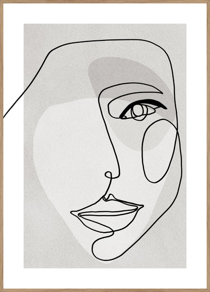 Face Line 5 | INDRAMMET BILLEDE Indrammet billede MF