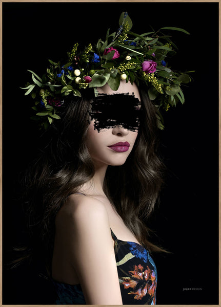 Flower Girl | INDRAMMET BILLEDE Indrammet billede MF 30x40 Egeramme