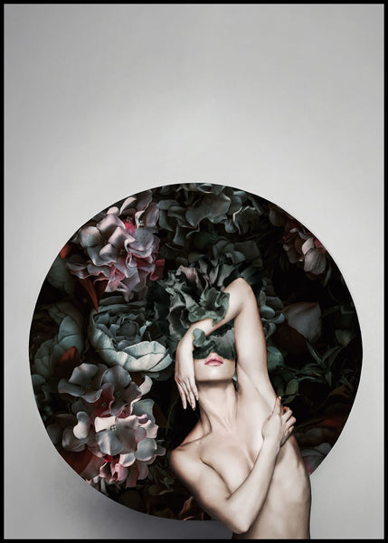 Flower Lady 2 | INDRAMMET BILLEDE Indrammet billede MF