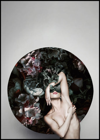 Flower Lady 2 | INDRAMMET BILLEDE Indrammet billede MF