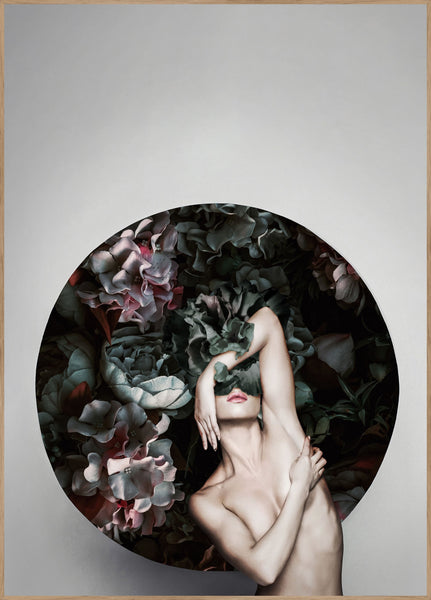 Flower Lady 2 | INDRAMMET BILLEDE Indrammet billede MF