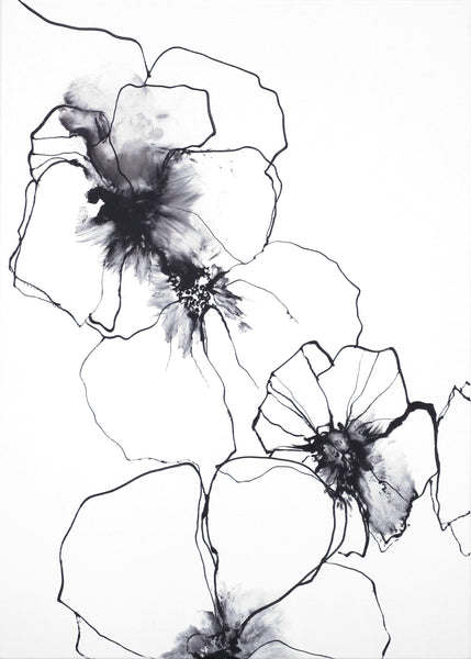 Flower line 1 | INDRAMMET BILLEDE Indrammet billede MF