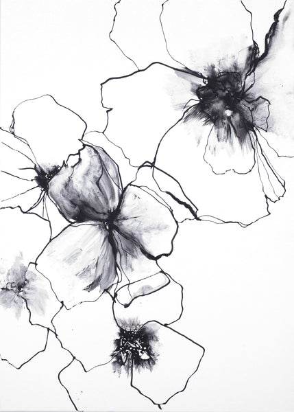 Flower line 2 | INDRAMMET BILLEDE Indrammet billede MF