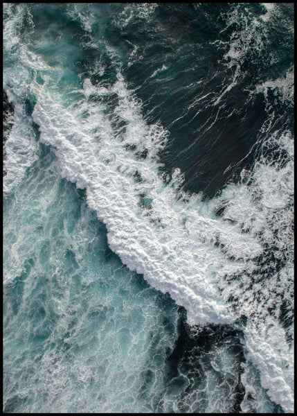 From above 9 | INDRAMMET BILLEDE Indrammet billede MF 30x40 Sort