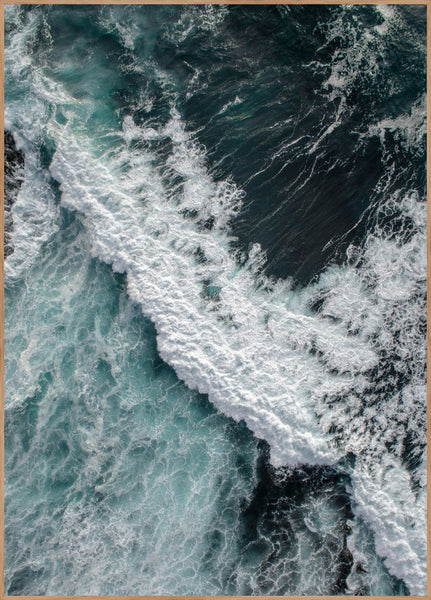 From above 9 | INDRAMMET BILLEDE Indrammet billede MF 30x40 Egeramme