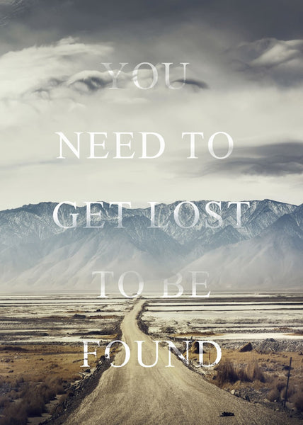 Get lost | INDRAMMET BILLEDE Indrammet billede MF
