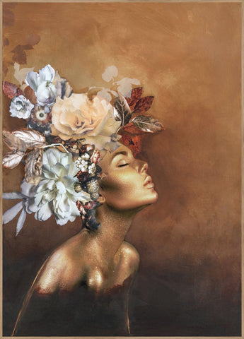 Gold Couture 3 | INDRAMMET BILLEDE Indrammet billede MF 30x40 Egeramme