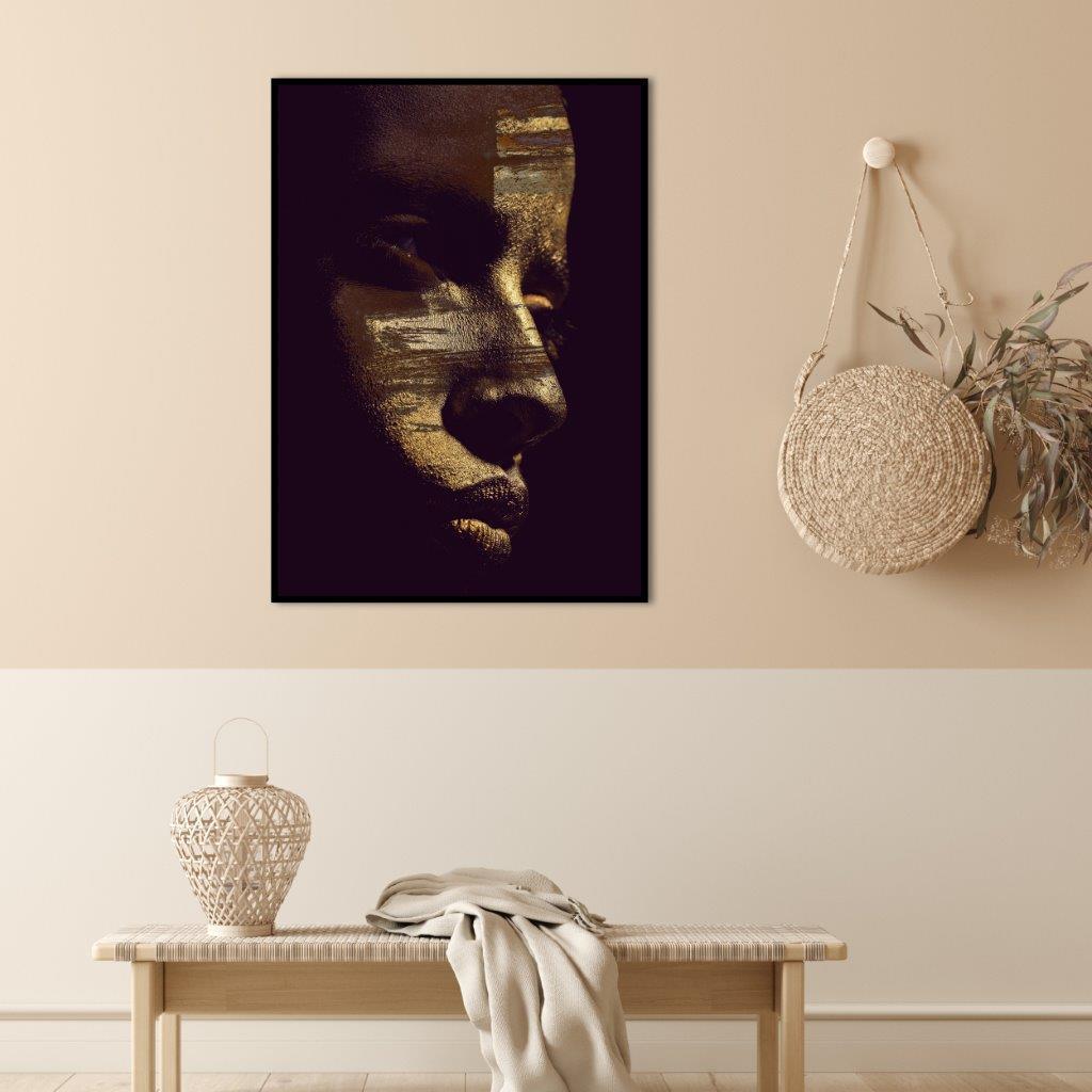 Gold Vision | INDRAMMET BILLEDE Indrammet billede MF 30x40 Sort
