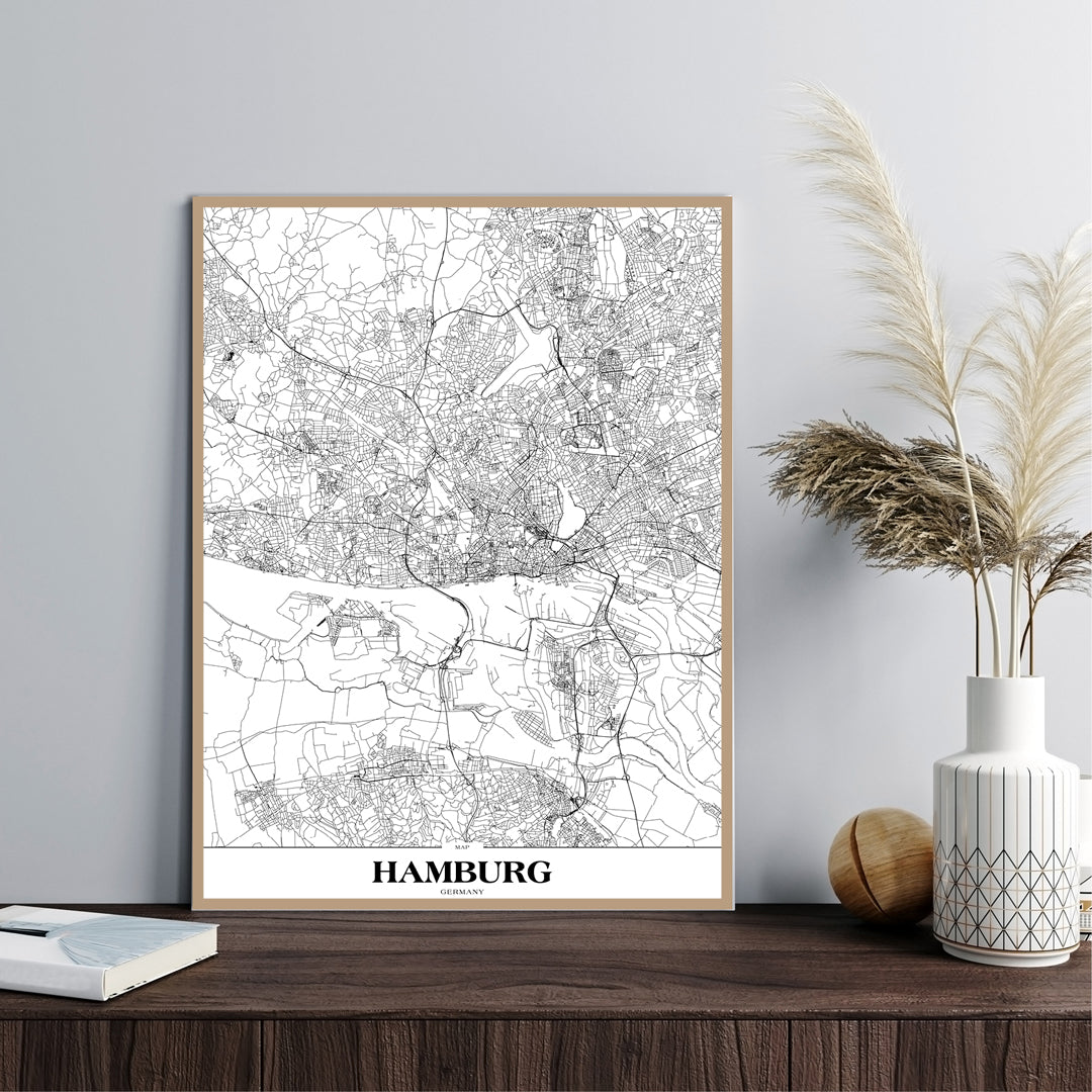 Map Hamburg | PLAKAT Plakat MF