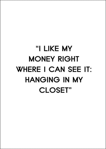 I like my money | PLAKAT Plakat MF
