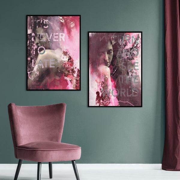 It's never to late | PLAKAT Plakat MF