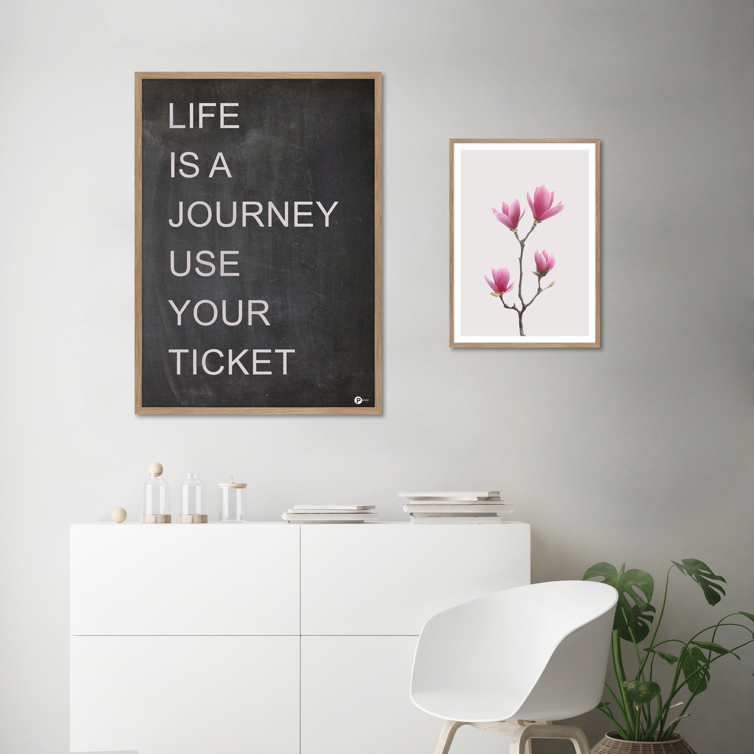 Life is a journey | PLAKAT Plakat MF