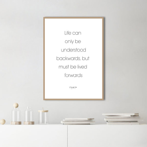 Life can only | PLAKAT Plakat MF