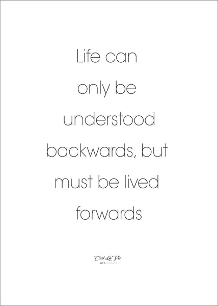 Life can only | PLAKAT Plakat MF