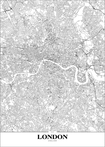 Map London | PLAKAT Plakat MF
