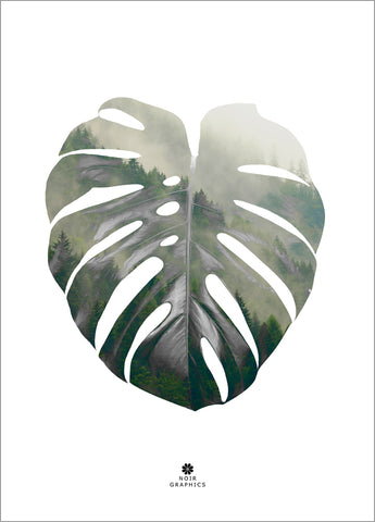 Monstera Leaf | PLAKAT Plakat MF