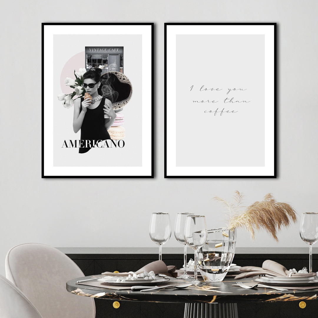 Vintage cafe | PLAKAT Plakat MF