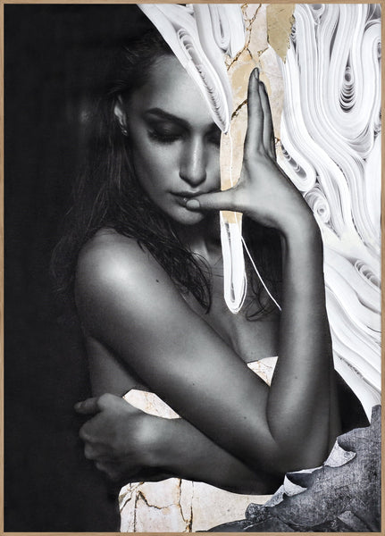 Paper Look 1 | INDRAMMET BILLEDE Indrammet billede MF 30x40 Egeramme