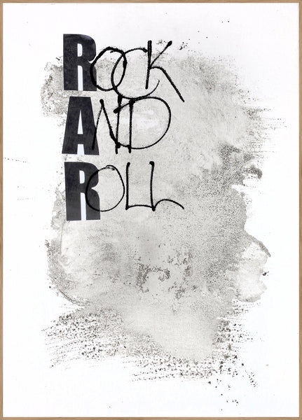 Rock and Roll | INDRAMMET BILLEDE Indrammet billede MF 30x40 Egeramme