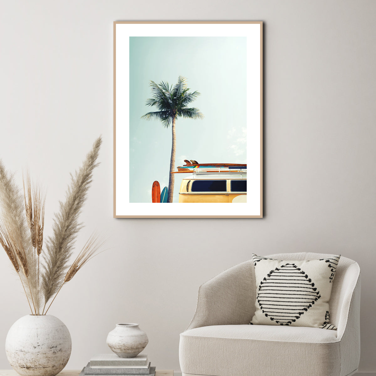 Surf Bus yellow | PLAKAT Plakat MF