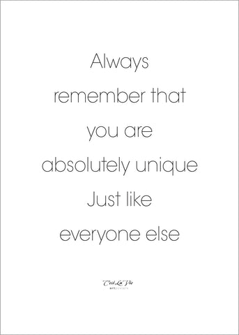 Unique | PLAKAT Plakat MF