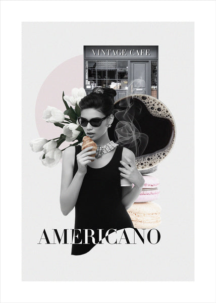 Vintage cafe | PLAKAT Plakat MF