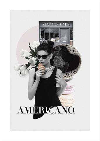 Vintage cafe | PLAKAT Plakat MF