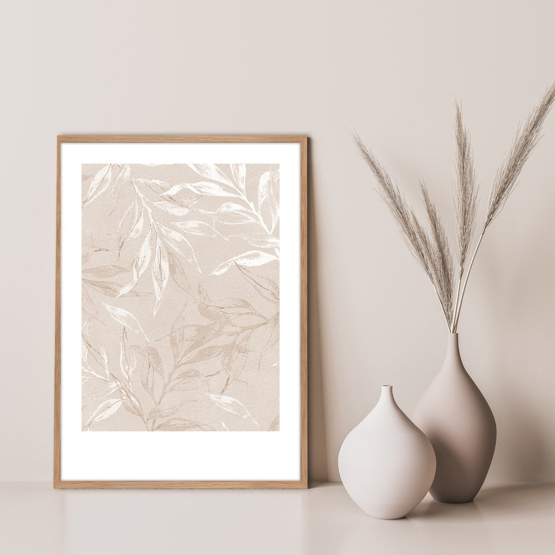 White Leaves 1 | PLAKAT Plakat MF