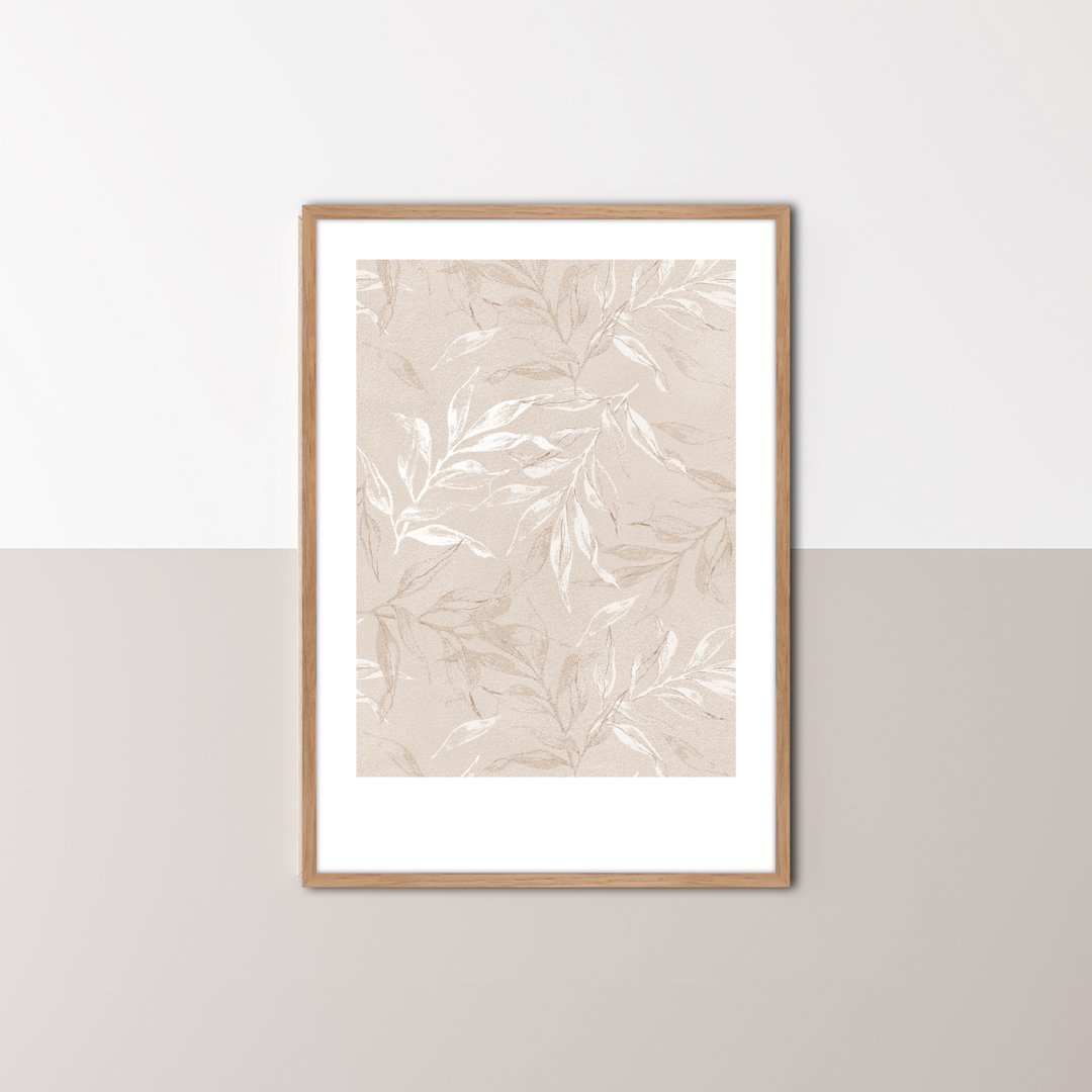 White Leaves 2 | PLAKAT Plakat MF
