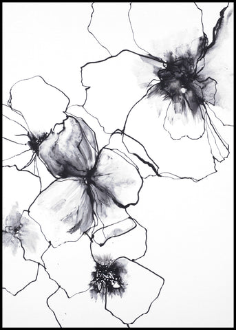 Flower line 2 | INDRAMMET BILLEDE Indrammet billede MF