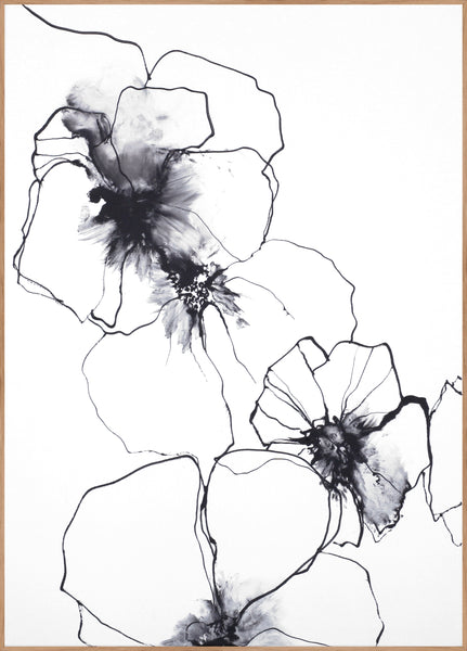 Flower line 1 | INDRAMMET BILLEDE Indrammet billede MF