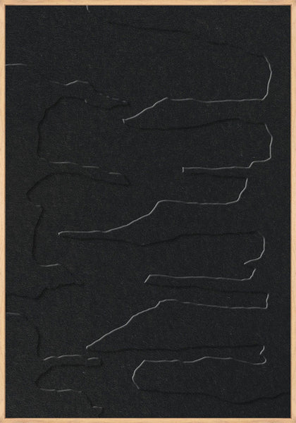 Frequency 2 | ACOUSTIC ART Akustikbillede ART COPENHAGEN (DA) Ege ramme // 70x100 // Sort // Sort