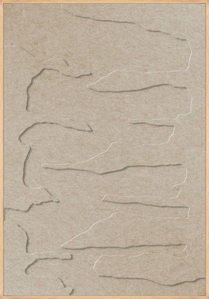 Frequency 2 | ACOUSTIC ART Akustikbillede ART COPENHAGEN (DA) Ege ramme // 70x100 // Sand // Sand