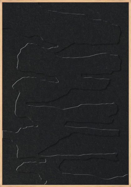 Frequency 1 | ACOUSTIC ART Akustikbillede ART COPENHAGEN (DA) Ege ramme // 70x100 // Sort // Sort